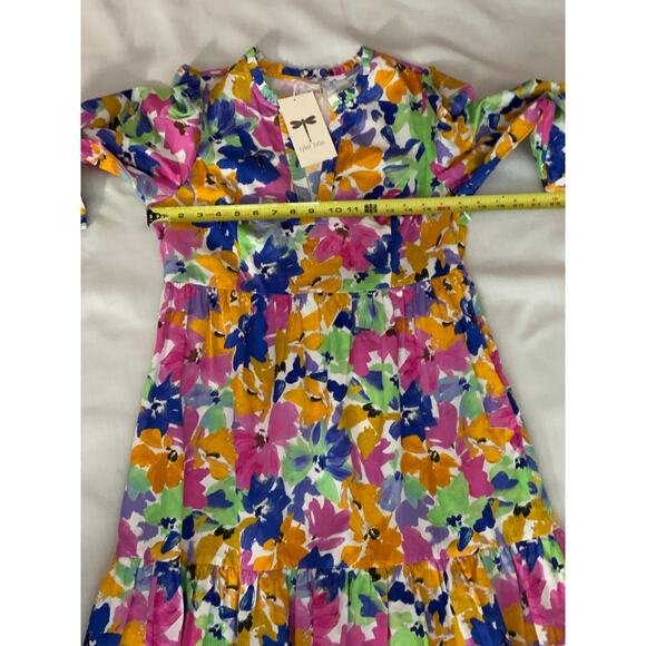 TYLER BOE KARLIE MONET DRESS FLORAL MONET NWT size small - Picture 6 of 7